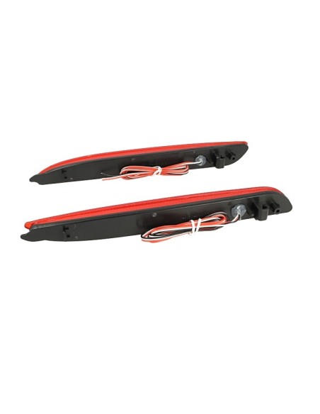 Kit 2 Fanali Posteriori A Led Rosso Per Mazda 3 Sostituzione Riflettore Catarifrangente Originale Rear Bumper Tail Brake Reflect