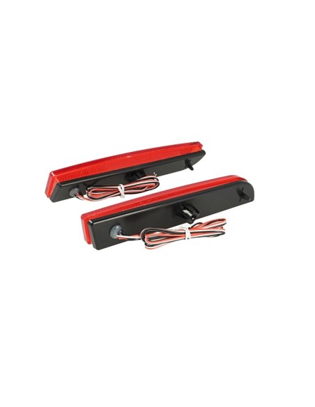 Kit 2 Fanali Posteriori A Led Rosso Per Mitsubishi Lancer Outlander Sport RVR ASX Rear Bumper Tail Brake Reflector Light
