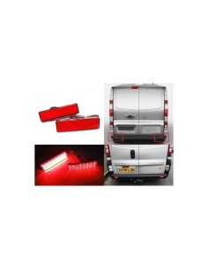 Kit 2 Fanali Posteriori A Led Rosso Per Opel Vauxhall Vivaro Movano Renault Master Trafic Nissan Primastar Sostituzione Catarifr 2