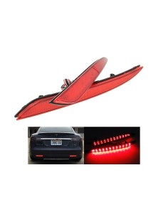 Kit 2 Fanali Posteriori A Led Rosso Per Tesla Model S Sostituzione Catarifrangente Riflettore Originale Rear Bumper Tail Brake R