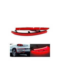 Kit 2 Fanali Posteriori A Led Rosso Per Volkswagen VW Tiguan Sostituzione Catarifrangente Riflettore Originale