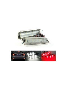 Kit 2 Fanali Posteriori A Led Trasparente Per Lexus CT 200h Toyota Corolla Sostituzione Riflettore Catarifrangente