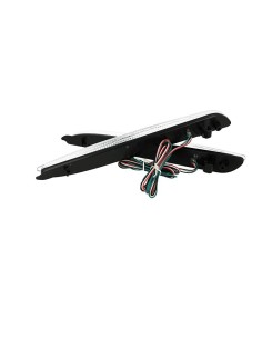 Kit 2 Fanali Posteriori A Led Trasparente Per Mazda 3 Rear Bumper Tail Brake Reflector Light 2