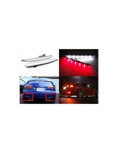 Kit 2 Fanali Posteriori A Led Trasparente Per Mazda 6 Atenza GG Sostituzione Riflettore Catarifrangente