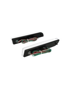 Kit 2 Fanali Posteriori A Led Trasparente Per Mitsubishi Lancer Outlander Sport RVR ASX 2