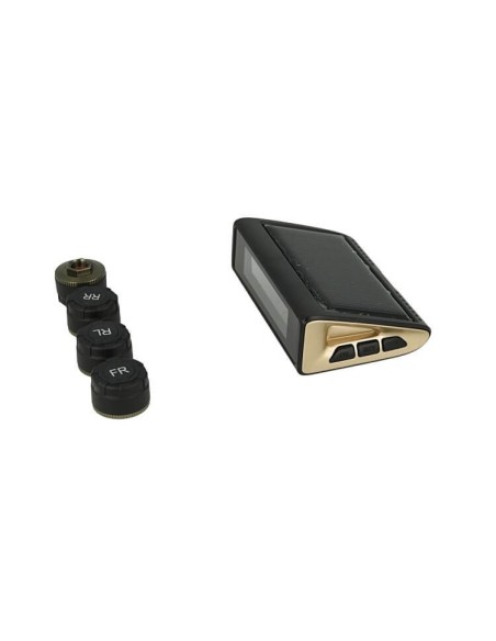 TPMS Wireless Pannello Solare Con 4 Sensori Esterni Per Privato Sistema Monitoraggio Pressione Pneumatici Digitale