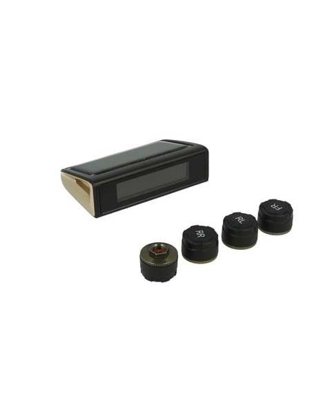 TPMS Wireless Pannello Solare Con 4 Sensori Esterni Per Privato Sistema Monitoraggio Pressione Pneumatici Digitale