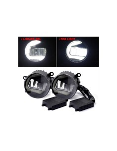 Fari Led Fendinebbia 15W Luce Di Marcia Diurna Forma L 7W 3,5 Pollice Per Citroen C4 C5 C6 Picasso Renault