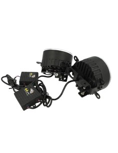 Fari Led Fendinebbia 15W Luce Di Marcia Diurna Forma L 7W 3,5 Pollice Per Citroen C4 C5 C6 Picasso Renault 2