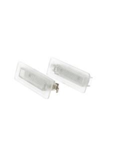 Kit Luci Targa Led Per Smart Fortwo W450 W451 W453 Canbus 12V 5W Bianco