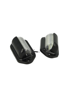 Kit Luci Targa Led Universale 12V 2W Lampada Ingombro Luci Targa Per Moto Auto Rimorchio Furgone Barca Omologato CE E8