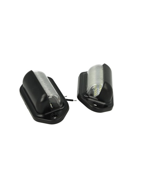 Kit Luci Targa Led Universale 12V 2W Lampada Ingombro Luci Targa Per Moto Auto Rimorchio Furgone Barca Omologato CE E8