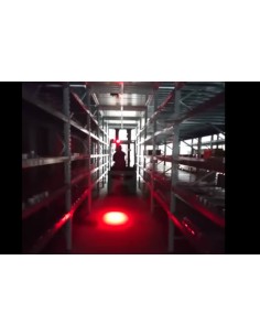 Lampada Faretto Led Per Carrelli Elevatori Muletti Luci Rosso 9V-60V 20W Sicurezza Movimento Magazzino Per Pedoni