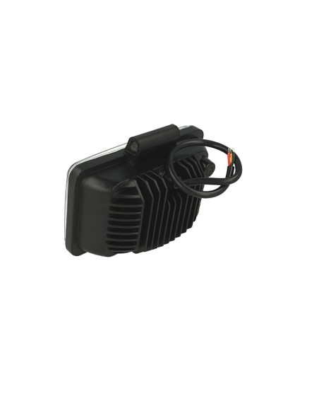 Fanale Rettangolare 24W Doppia Luminosita Hi Low Led Work Light Spot Lente Ingrandimento 4D Faro Da Lavoro 9V-60V IP67 Bianco