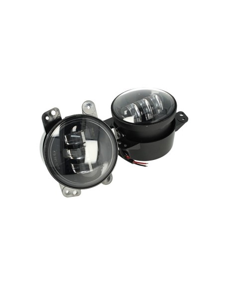 Coppia Faro Led Rotondo 4 Pollici 30W Luci Fendinebbia Per Jeep Wrangler JK 2007-2017 Dodge Journey Magnum Chrysler PT Cruiser 3