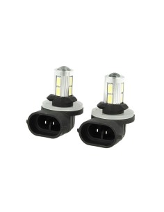 Lampada Led H27 881 PGJ13 12V 10W No Polarita Per Kia Sportage Super Bianco 2