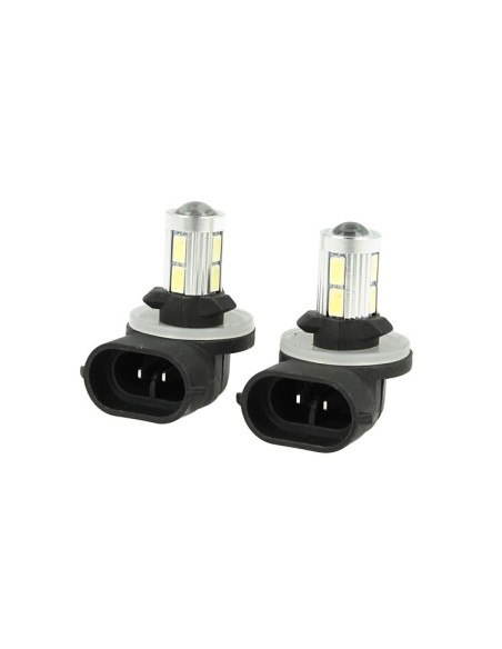 Lampada Led H27 881 PGJ13 12V 10W No Polarita Per Kia Sportage Super Bianco