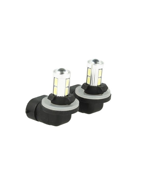 Lampada Led H27 881 PGJ13 12V 10W No Polarita Per Kia Sportage Super Bianco
