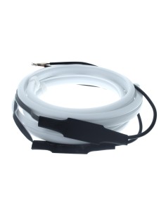 Kit Tubo Neon Striscia Led Auto 60cm X2 Bicolor Flessibile Freccia Dinamica Arancione e Luce Posizione Rosso Posteriore