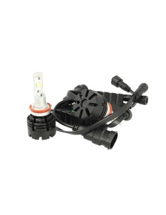 Kit Full Led Canbus H8 H11 H9 40W Specifica Per Auto Con Faro Lenticolare Dissipatore A Ventola Cree XHP 70 Attacco Smontabile F
