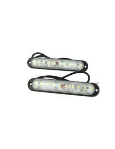 Luci Diurne Led DRLs Driving Light 12V 24V 10X1W IP68 Universale Per Auto Camper Furgone Camion 2