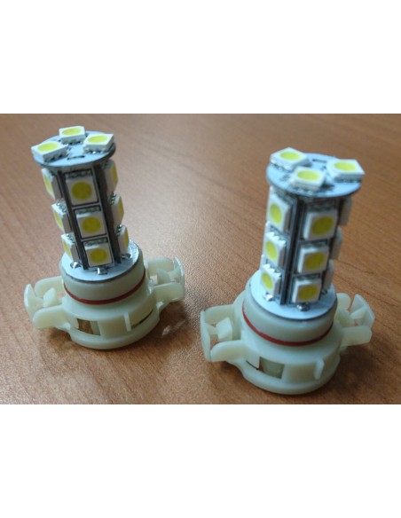 Lampada Led H16 PS24W PS19W 12V 3W Bianco Freddo Per Luci Diurne Del Audi A3 A4 VW Golf 6 Con 18 Smd 5050