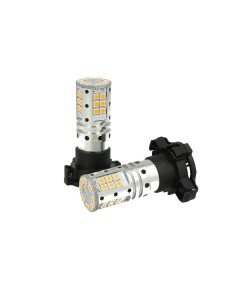 Lampada Led PY24W Canbus Arancione Per Frecce Anteriore Audi R8 BMW X3 X5 X6 Z4 Fiat 500 Bravo Renault Clio Megane No Errore 12V 2