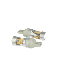 Lampada Led T20 7443 W21/5W Dual Color Bianco + Arancione Per Honda CR-V Civic Toyota RAV4 Yaris Infiniti G25 Mazda 3 6 MX-5 Nis