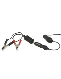 Lampada Torcia Led Officina Slim 7mm 12V 2W 15 Smd Presa Accendisigari Pinze a Coccodrillo Batteria Cavo 5 Metri 2