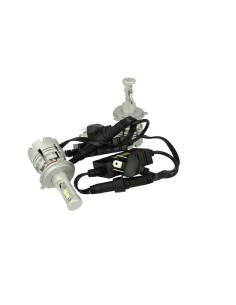 Kit Full Led Canbus H4 40W/40W Premium Modello Top Specifico Per Camion 24V e Auto Lussuoso Ultima Generazione Con Cree XHP50