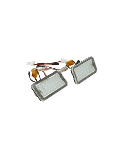 Kit Luci Targa Led Fiat 500 500C 51800482 Bianco Canbus No Errore 12V Resistenza Inclusa 2