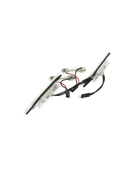 Kit Luci Targa Led Audi A8 D3 2002-2010 Bianco Canbus No Errore OEM 4E0943021 E40943022
