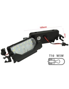 Kit Luci Targa Led Mazda 6 2009-2015 Bianco Canbus No Errore 12V 2W