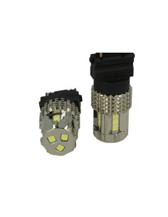 Lampada Led 3156 T25 P27W 12V 45W No Polarita Bianco Super Potente Luminoso 2