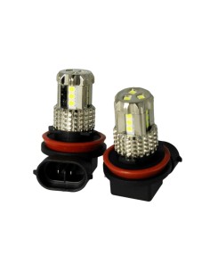 Lampada Led H8 H11 H9 12V 45W Bianco No Polarita Super Luminoso 1000 Lumens 2