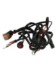 Kit Cablaggio 12V Con Interruttore Rele Fusibile Per Fari Led Da Lavoro Barra Led Con Doppio Uscita In Anelli 2