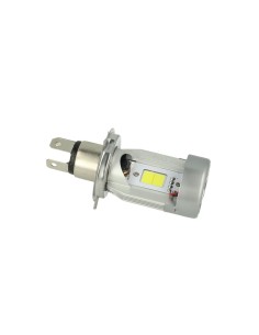 Kit Full Led Cob H4 20/20W 12V Specifico Per Moto Scooter Bianco 2000 Lumen Con Ventola In Testa 2