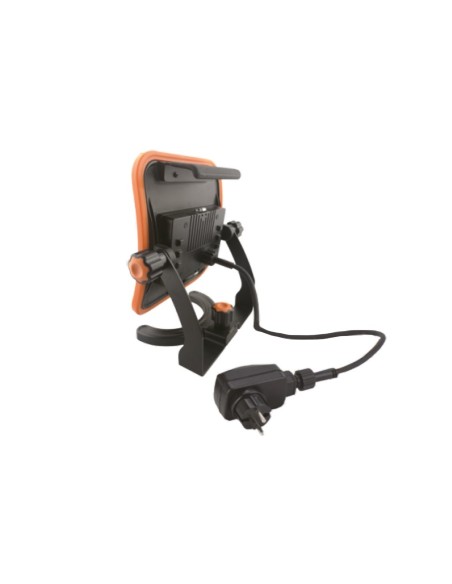 Proiettore Faro Led Flood Professionale 30W Ricaricabile e Cavo 5 Metri Dual System Base Magnetica Batteria Estraibile Utilizzab