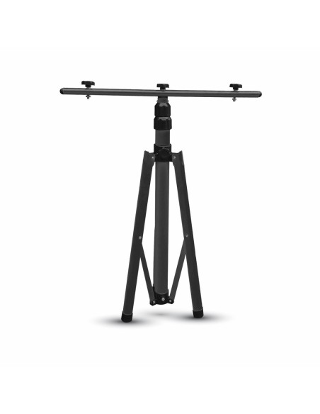 Tripiedi Treppiede Tripod Portafari Multiuso Per 2 Fari Proiettori Uso Cantiere Officina Colore Nera Max 160cm SKU-9546