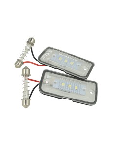 Kit Luci Targa Led Mercedes Benz CLK W209 C209 A209 Da 2002 A 2009 Bianco Canbus No Errore 2