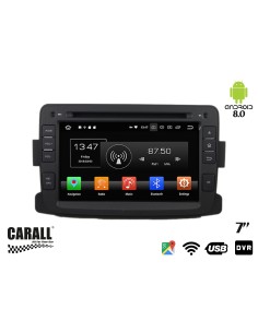 Autoradio Android 8,0 Dacia Duster GPS DVD USB SD WI-FI Bluetooth Navigatore