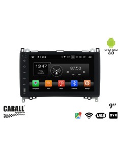 Autoradio Android 8,0 Mercede Benz B200 GPS DVD USB SD WI-FI Bluetooth Navigatore