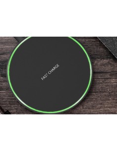 Caricabatterie Wireless Veloce Black 10W Slim QI 2
