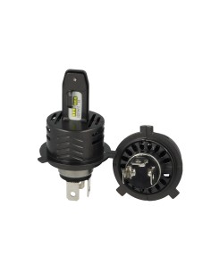 Kit Full Led Canbus H4 30/30W 12V Con 6 Chip Philips Lumileds ZES Super Compatto Facile Da Installare Auto Moto Scooter 2