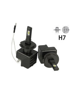 Kit Full Led Canbus H7 30W 12V Con 6 Chip Philips Lumileds ZES Super Compatto Facile Da Installare Raffredamento Ventola