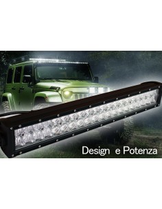 Barra Led 300W 1289mm 9V-60V Doppia Fila 100X3W Lente Combo IP67 Per Fuoristrada Jeep SUV Camper 2