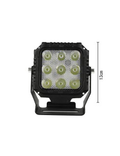 Faro Led Fanale Quadrato Flood 45W Larga 12V 24V 36V 48V 60V 9X5W Cree XTE Nuovo Design