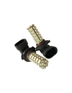 Coppia 2 Lampade Led HB3 9005 HB4 9006 Con 68 Smd 3528 Colore Giallo Yellow 12V 2W Per Fendinebbia