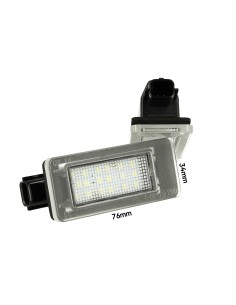 Kit Luci Targa Led Nissan Serena C27 Da 2016 A 2019 12V 3W Bianco Canbus