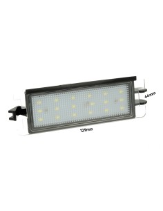 Kit Luci Targa Led Dacia Sandero I 2008-2012 Logan I 2004-2013 12V 3W Bianco Canbus
